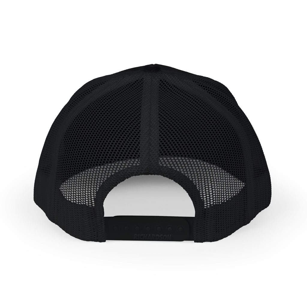 Embroidered Trucker Cap — Red Mothman Apparel Patch