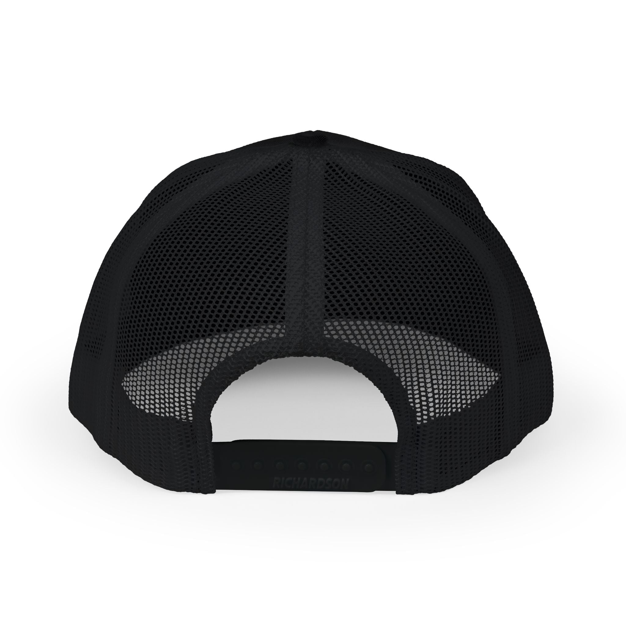 Embroidered Trucker Cap — Red Mothman Apparel Patch