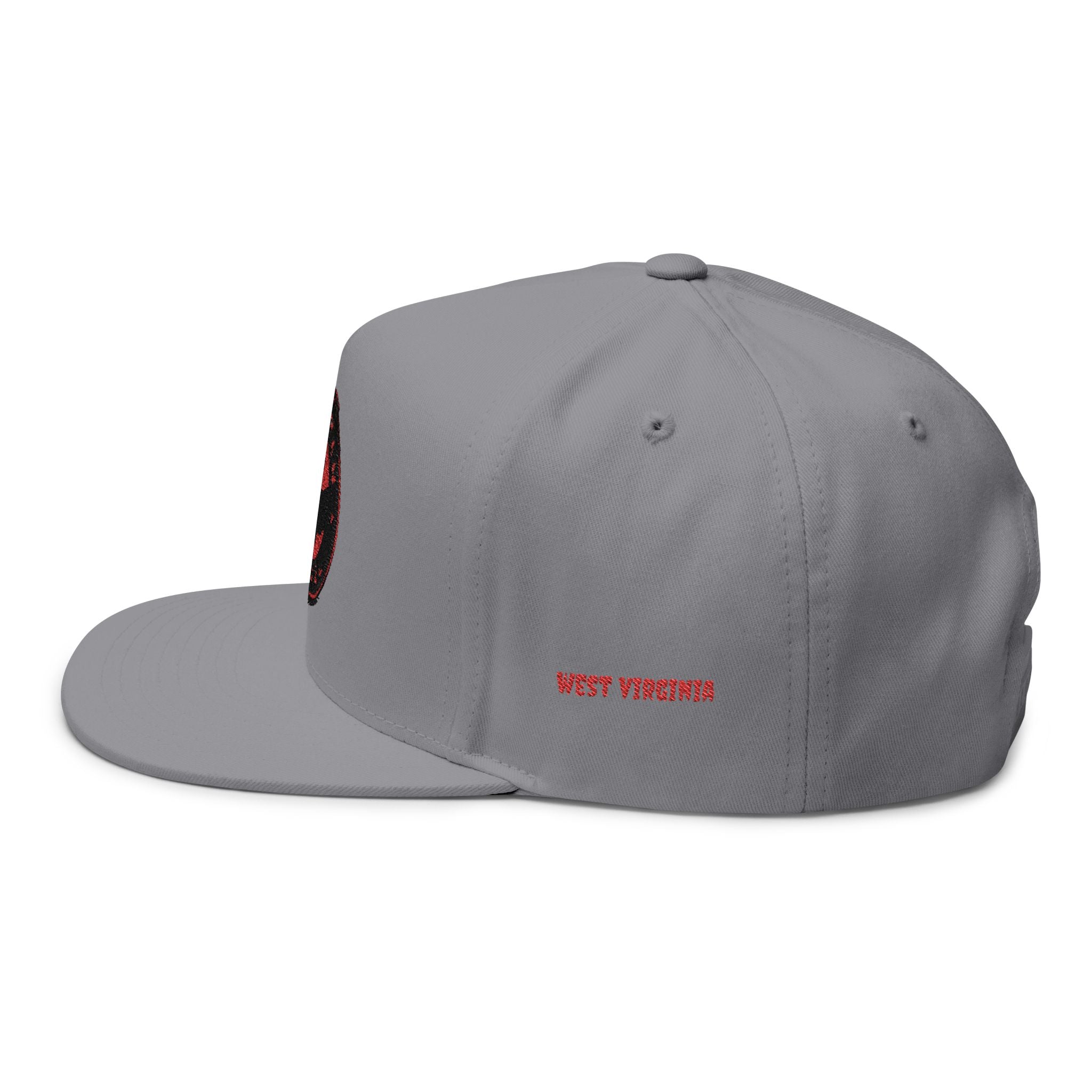 Mothman Apparel Embroidered Flat Bill Cap
