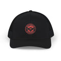 Embroidered Trucker Cap — Red Mothman Apparel Patch