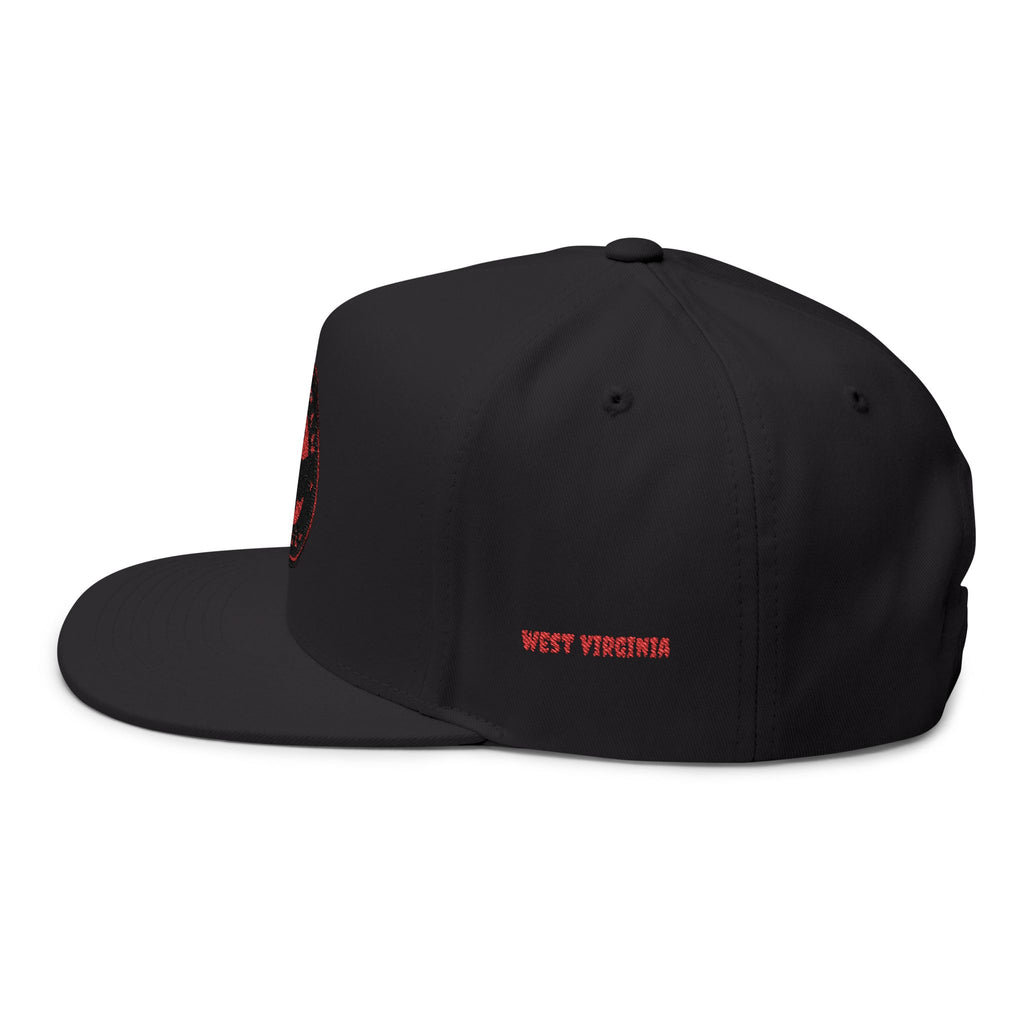 Mothman Apparel Embroidered Flat Bill Cap