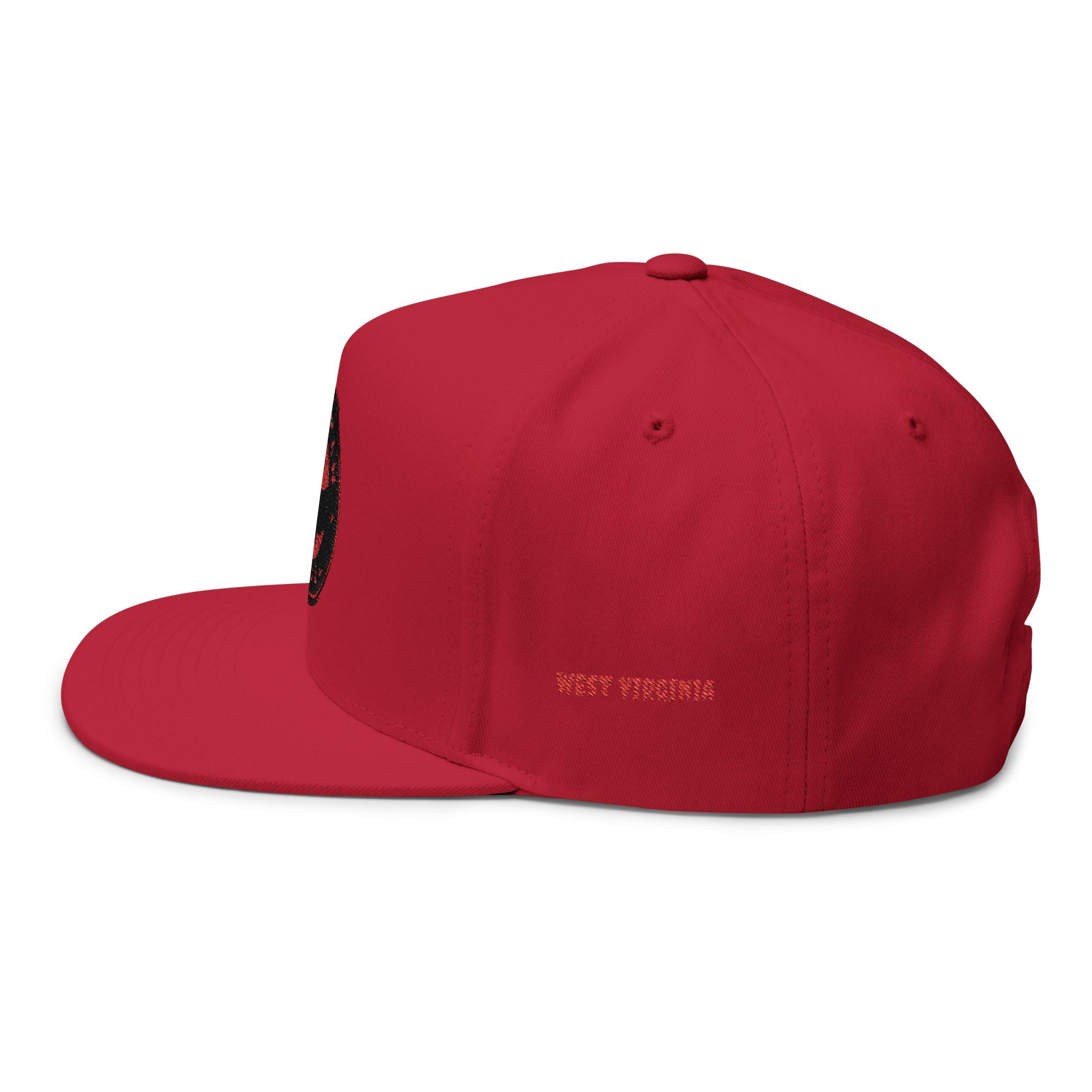Mothman Apparel Embroidered Flat Bill Cap